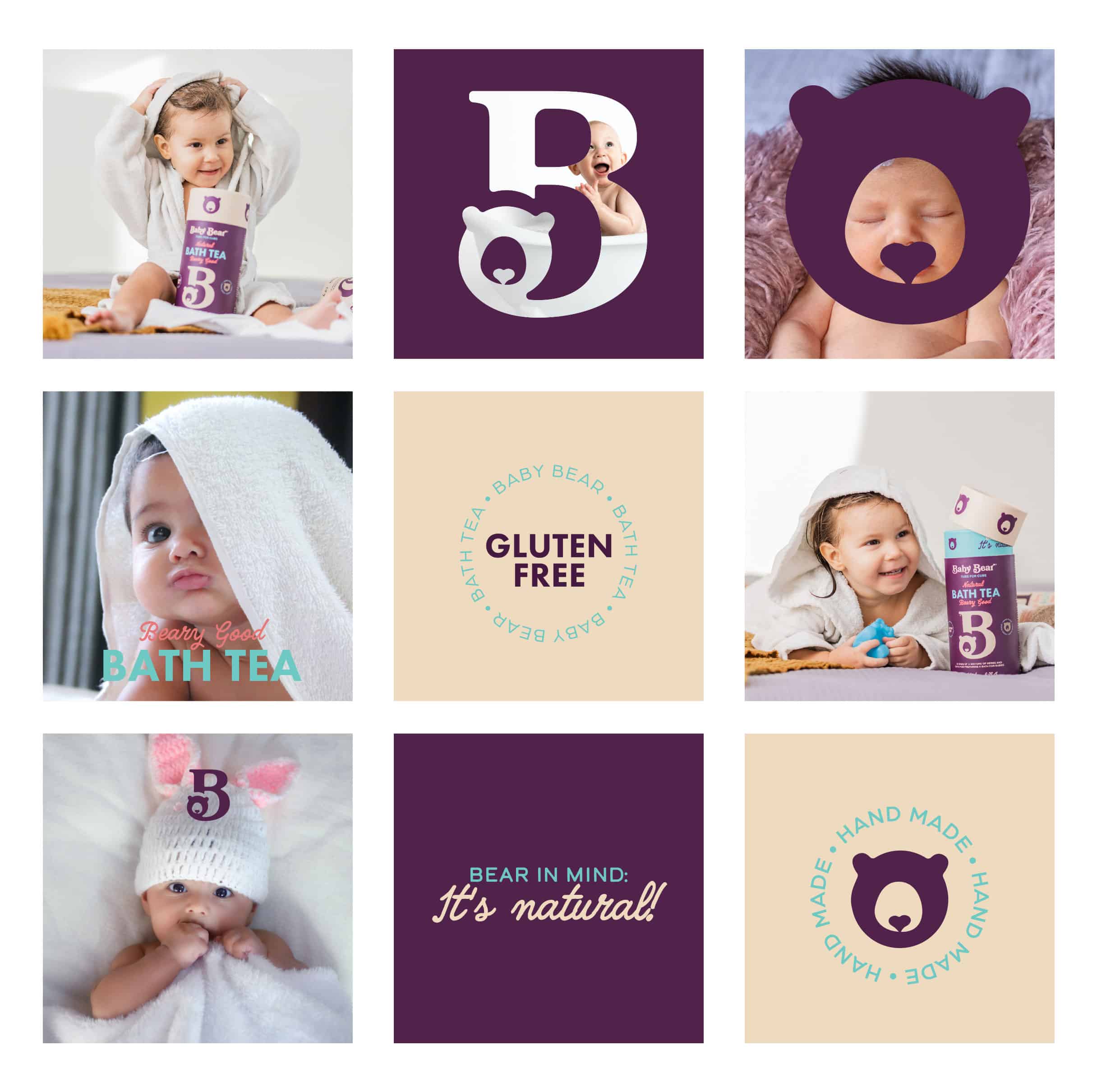Baby Bear -  Branding, Verbalni identitet, vizualni identitet, dizajn ambalaže