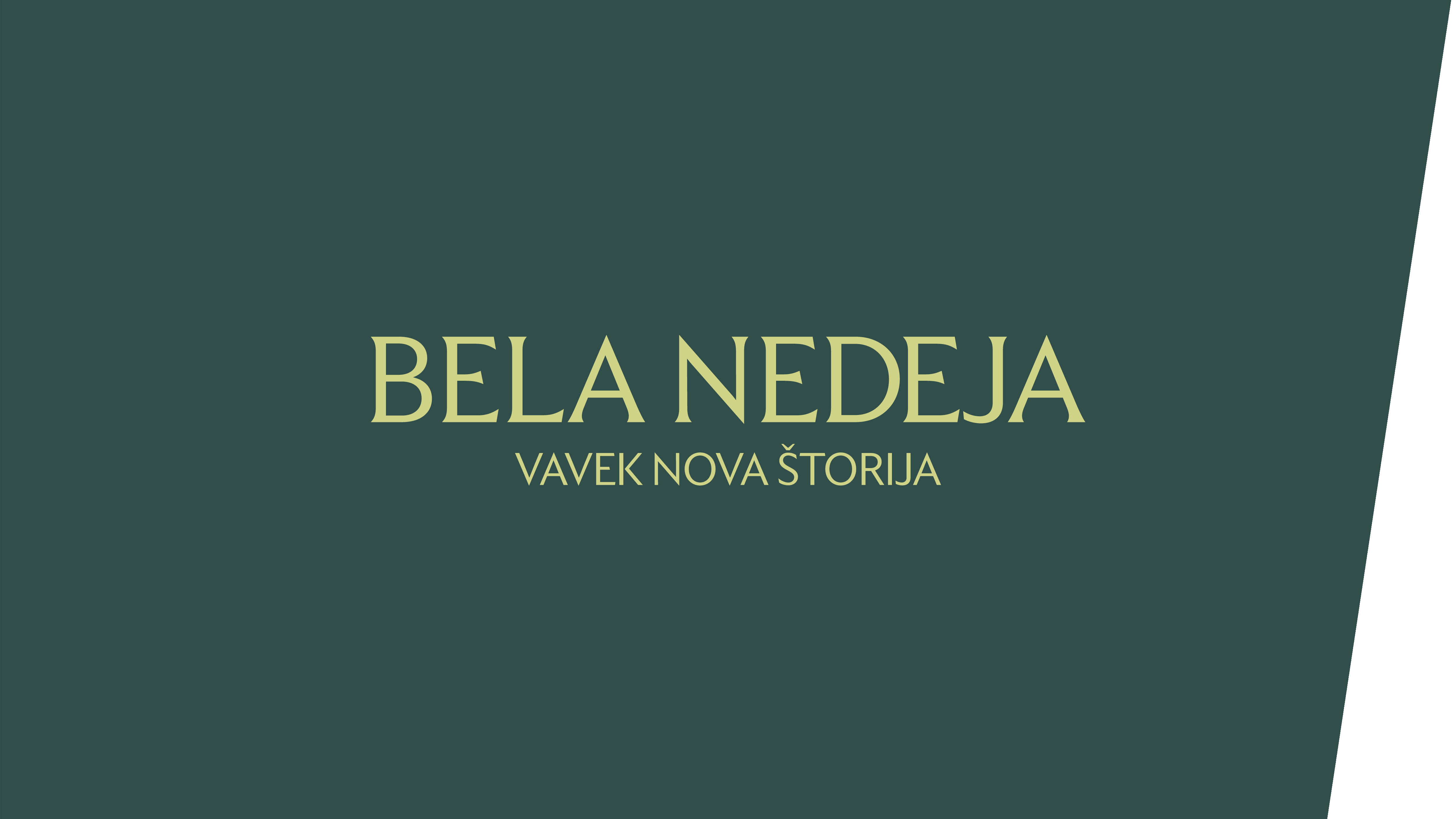 bela nedeja, rebranding, vizualni identitet, fabula