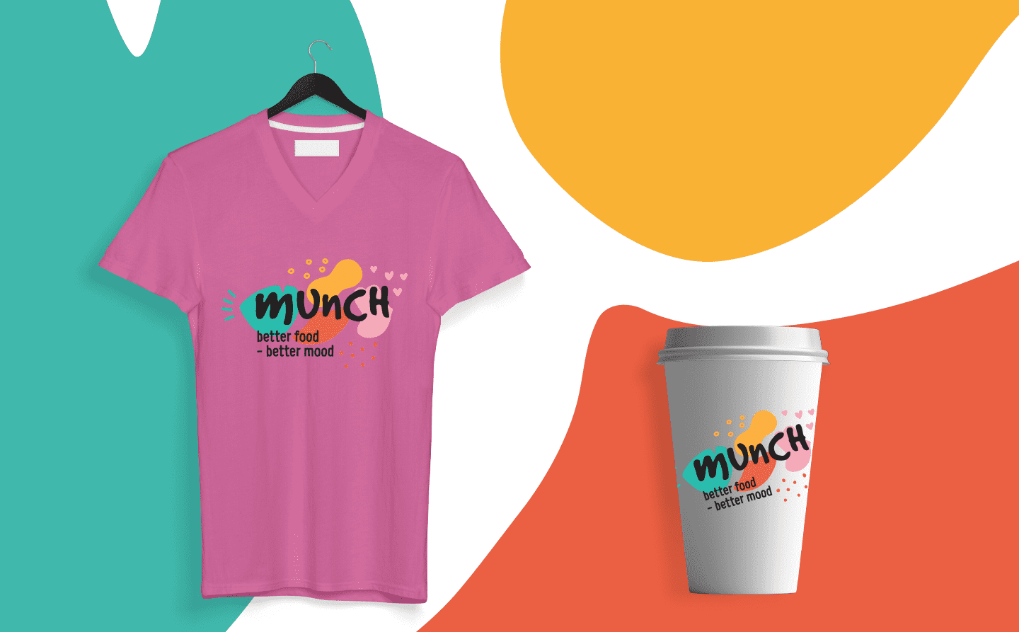 munch - branding, vizualni identitet, verbalni identitet, intervencije u interijeru